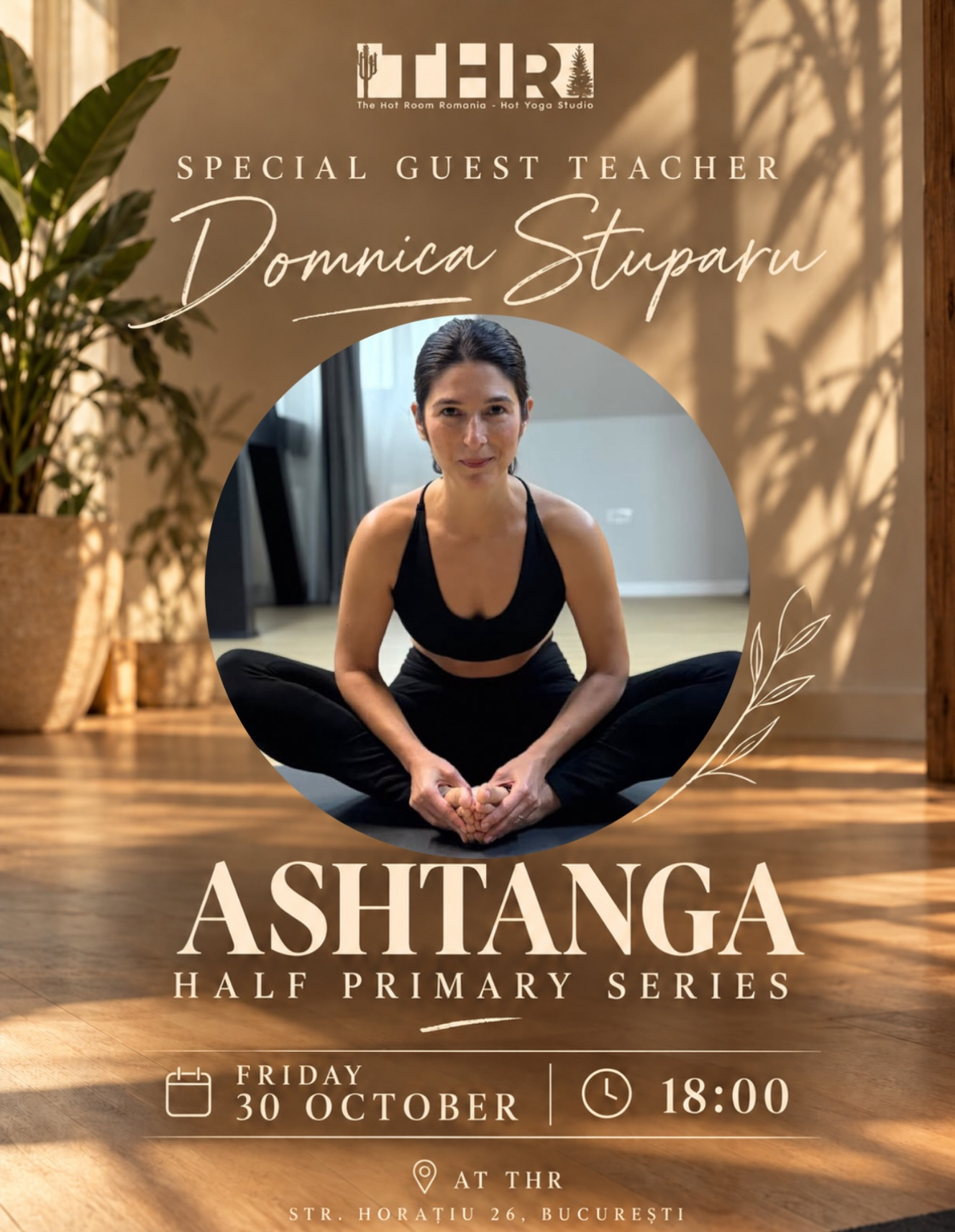Ashtanga Half Primary Series cu Domnica Stuparu